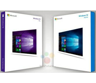 Hình ảnh mẫu hộp bản quyền Windows 10 bản thương mại chính thức