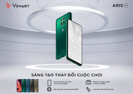 VinSmart ra mắt Aris Pro - điện thoại camera ẩn đầu tiên tại Việt Nam