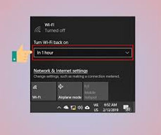 Cách bật WiFi trên Windows 10