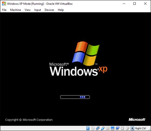 Chạy Windows XP Mode trong máy ảo